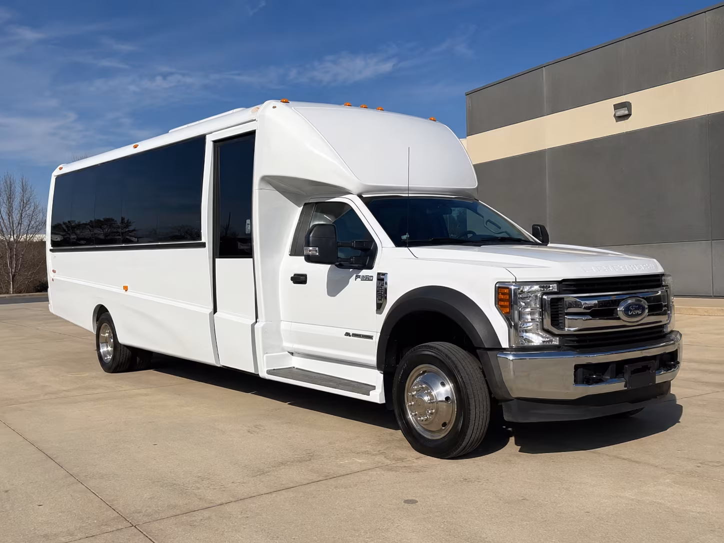 Lubbock Airport Shuttle & Transportation party bus exterior