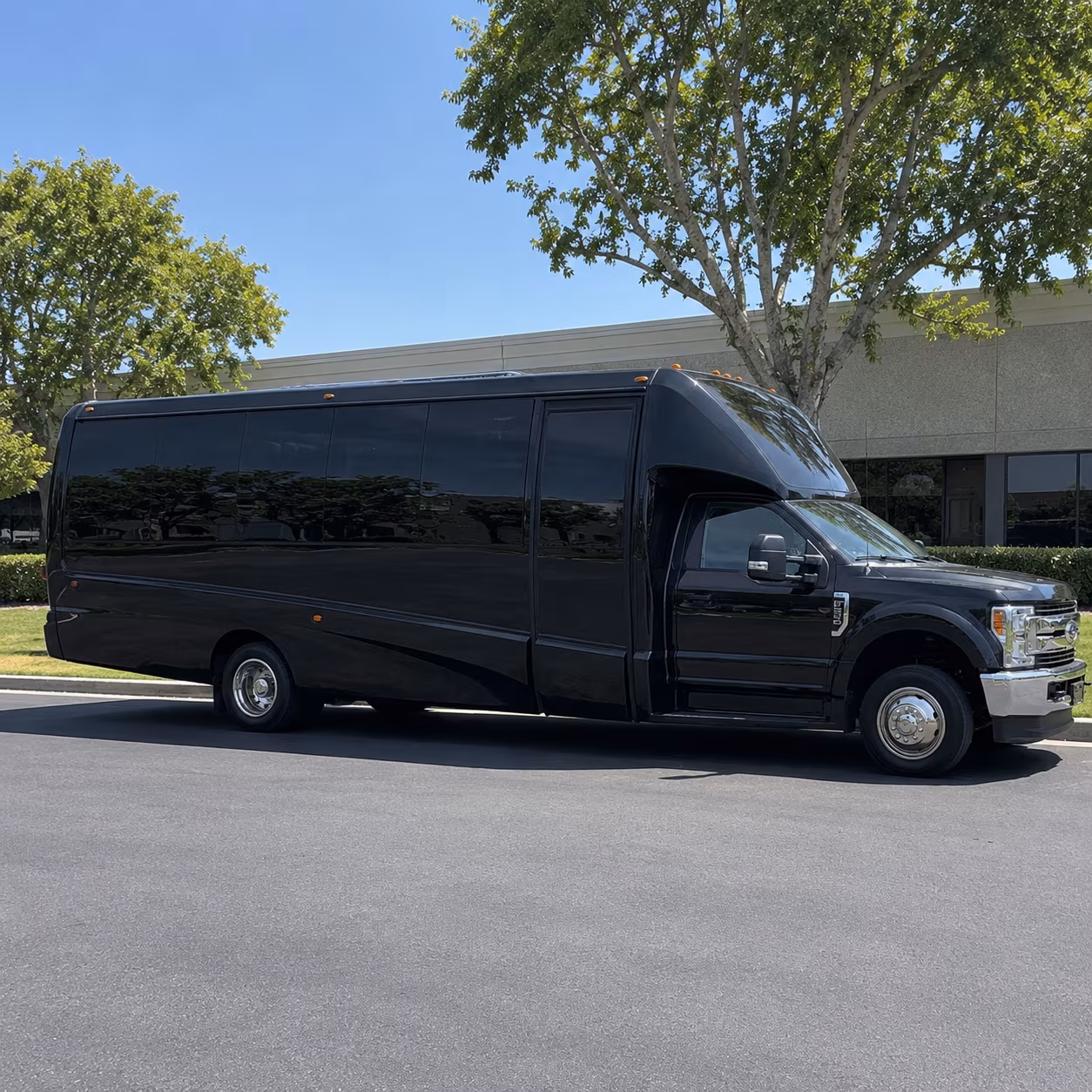 Lubbock Birthday, Sweet 16, & Quinceañera Transportation party bus exterior