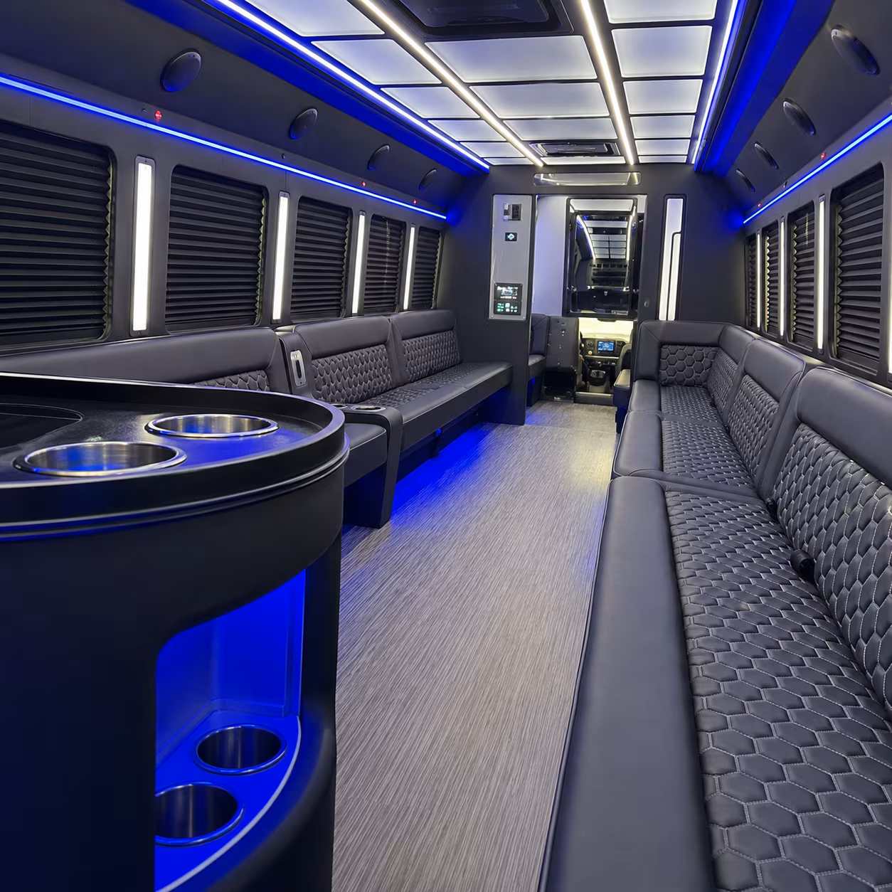 Lubbock Concert & Music Festival Transportation party bus exterior
