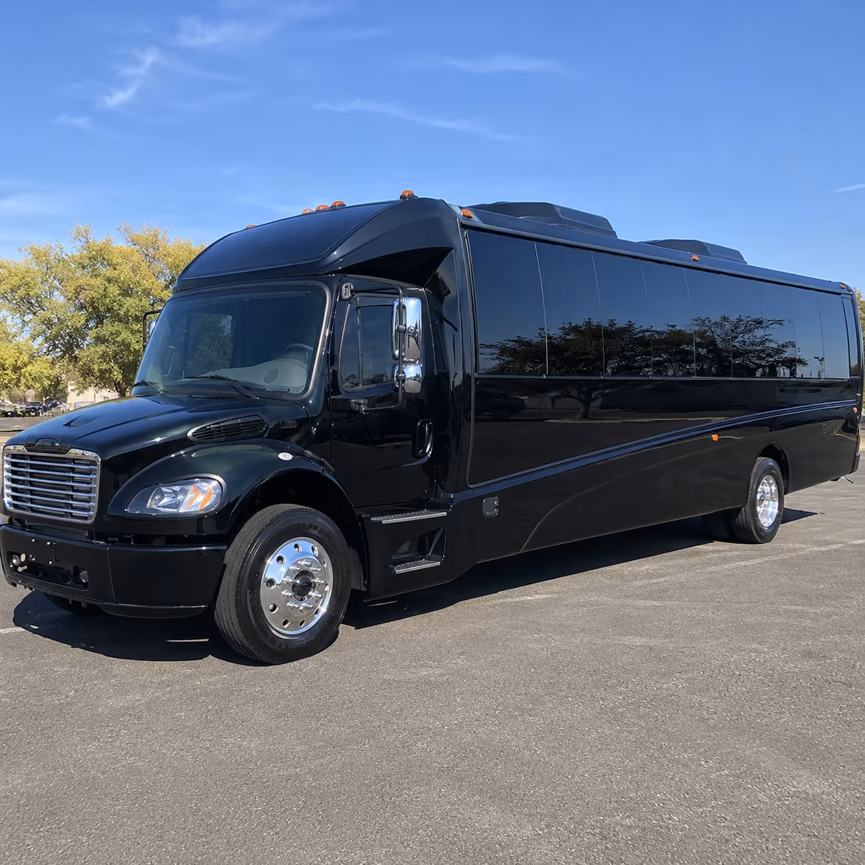 Lubbock Corporate Transportation party bus exterior