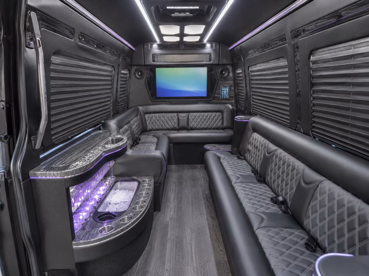 Lubbock Corporate Transportation party bus exterior