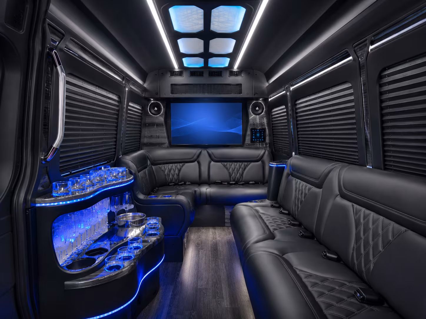 Lubbock Corporate Transportation party bus exterior