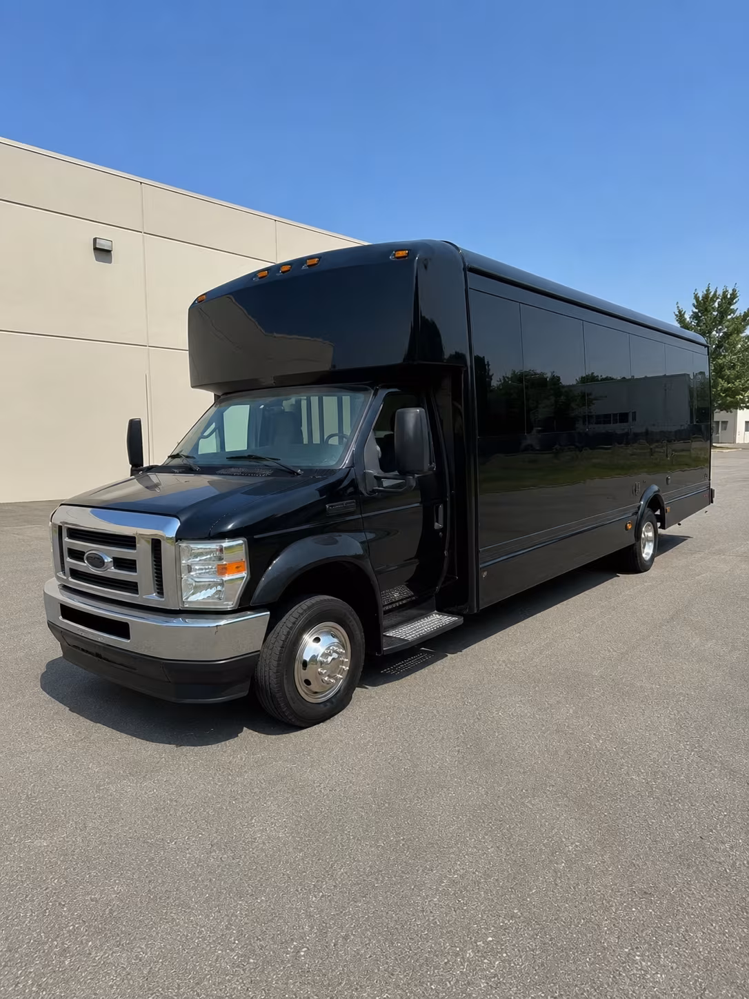 Lubbock Private Event Transportation party bus exterior