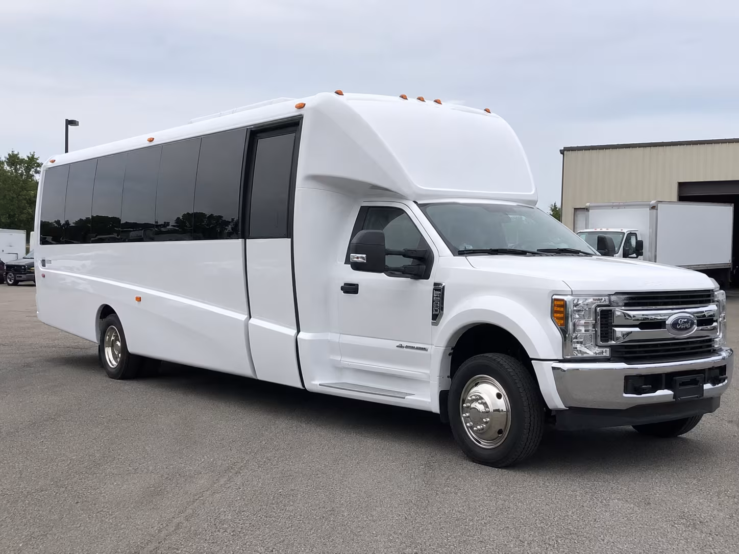 Lubbock School Event Transportation party bus exterior
