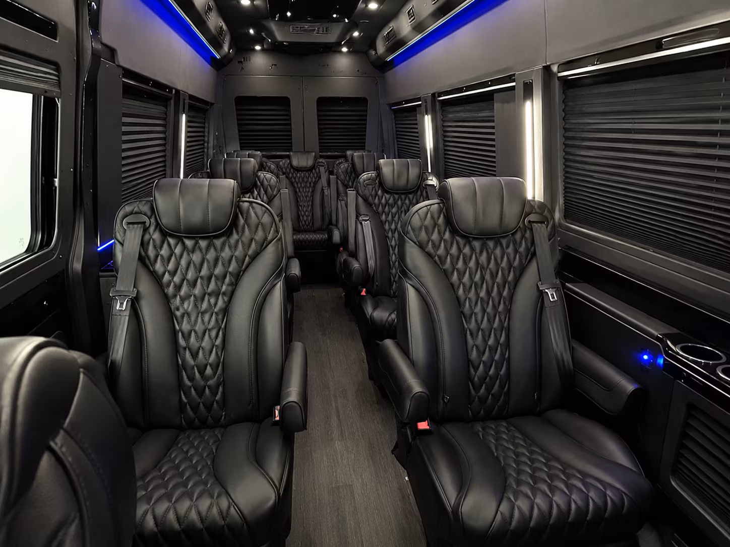 Lubbock School Event Transportation party bus exterior