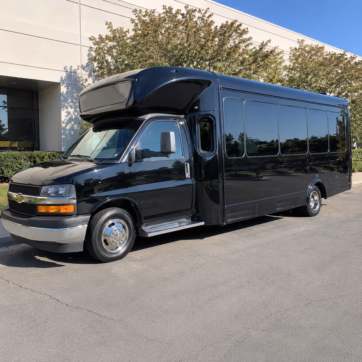 Lubbock Sporting Event Transportation party bus exterior