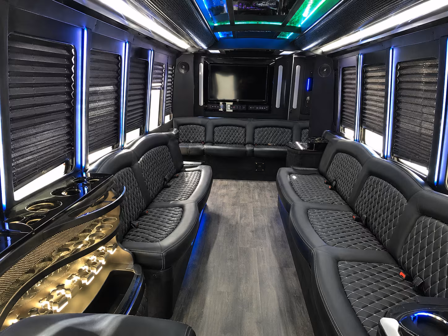 Lubbock Winery Tour & Pub Crawl Transportation onboard seating