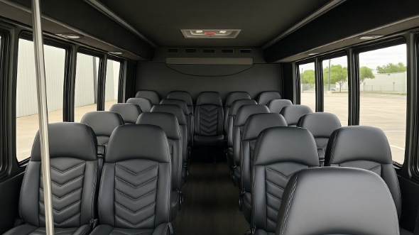 25 passenger minibus interior
